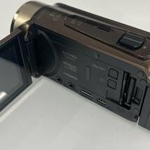 ☆【Canon/キヤノン】動作品 iVIS HF R52 ブラウン ビデオカメラ バッテリー 充電器付き 2014年製 美品_画像5