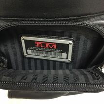※【TUMI/トゥミ】ショルダーバッグ オールレザー ブラック 黒 GENULNE LEATHER ビジネスバッグ メンズバッグ メンズ鞄 収納仕切り_画像6