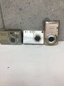 & PENTAX Optio330 OptioS OptioM60 コンパクトデジタルカメラ デジカメ 3個まとめ　現状品　動作未確認　ジャンク