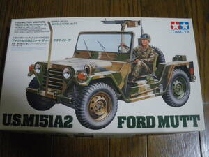 TAMIYA　タミヤ　1/35　MM123 アメリカ陸軍 M151A2 フォードマット ケネディジープ　M151A2 FORD MUTT　未組立　同梱,郵送可