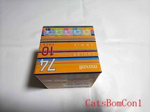 [未開封] MD ミニディスク 10枚パック maxell COULER 5色Mix CUMD74MIX.10P 日本製_画像6