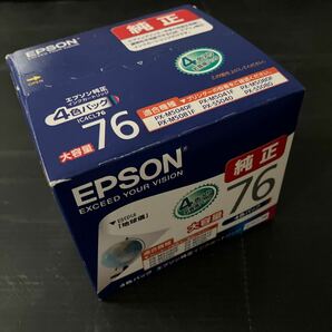 EPSON エプソン純正 エプソン 純正 IC4CL76 大容量 ４色パック 未開封 未使用 地球儀 2026年1月の画像1
