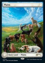 [AG-MTG]【Foil】(1513)■フルアート■《平地/Plains》[SLD] - Raining Cats and Dogs ー 在庫に数枚あり_画像1