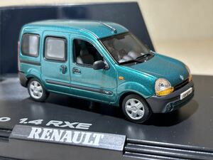 1/43 Renault original [ Renault Kangoo 1.4 RXE] green metallic lik Norev made 511355 Gamme Actualite