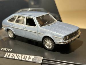 1/43 [ Renault 30 TS] blue gray metallic 1976 year Norev made 513003 Gamme Collection