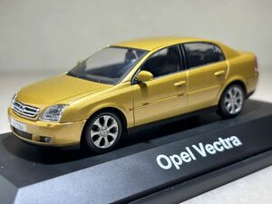  редкий модель 1/43 Opel оригинальный миникар [ Opel Vectra седан ] Gold металлик Schuco производства 