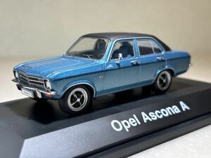 1/43 [ Opel askonaA] голубой Schuco производства Art.-Nr.02651 после покупки кейс. . до, салон находится на хранении.