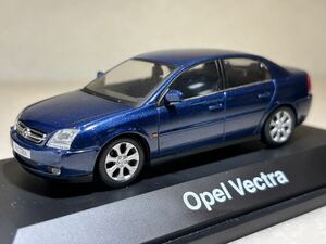 1/43 [ Opel Vectra sedan ] dark blue Schuco made Art.-Nr.02671 case. . till interior is in storage.