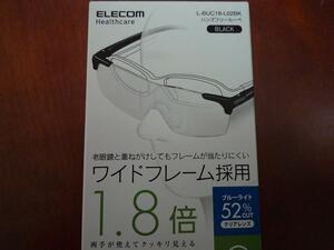 値下げ　★未開封 未使用 ELECOM ハンズフリールーペ　L-BUC18-L02BK ★