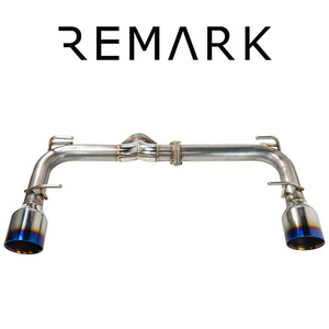 Remark 2021- トヨタ GR86 ZN8 アクスルバック エキゾースト バーンステンレス ダブルウォールTip