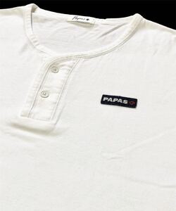 パパス★Papas＋ヘンリーネックTシャツ