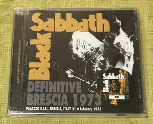 BLACK SABBATH / DEFINITIVE BRESCIA 1973 (1CD + 1CDR) Numbered Stickered Edition！