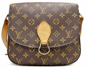 LOUIS VUITTON ルイ・ヴィトン サンクルー GM M51242 ショルダーバッグ モノグラム ブラウン系 ゴールド金具 ヴィンテージ 保存袋有