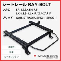 ランクル70 サス無シート車 再販車可【 右側：運転席側 】/ レカロ SR-0,1,2,3,4,5,6,7,11 LS-#,LX-# /シートレール/ 高剛性 軽量 ローポジ_画像1