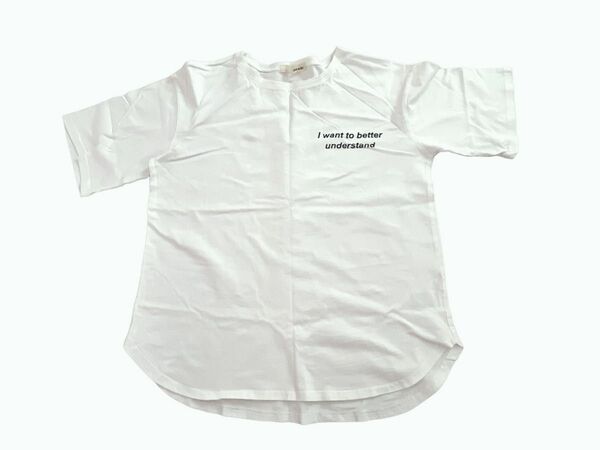 (タイムセール本日16時まで)SHOO-LA-RUE レディース　半袖Tシャツ　白　Mサイズ
