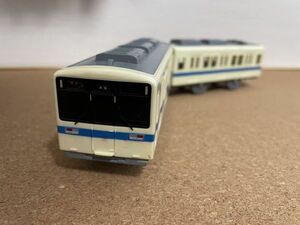  Plarail small rice field sudden electro- iron 8000 series interim car + after tail car out of print used rare cleaning * operation verification settled cheap postage 180 jpy ~ including in a package possible Takara Tommy 