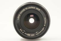 166■売り切り■並品■KONICAコニカ■FTA ボディ シルバー■HEXANON AR 28mm F3.5■HEXANON 52mm F1.8 AR■ヘキサノン■動作品■_画像7