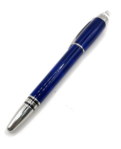 【MONTBLANC/極美品】スカイウォーカー IR2649253 高級万年筆 ペン先 14K 585 モンブラン 珍しいブルーカラー