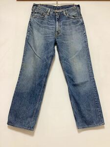 N-1283 Levi's リーバイス 502 デニムパンツ W33 ユーズド加工 00's オールド ジーンズ ジーパン 日本製