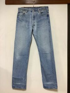 L-1300 USA製 Levi's リーバイス 90's ビンテージ 501 デニムパンツ W36 ジーンズ ジーパン 色落ち アメカジ 古着 353100