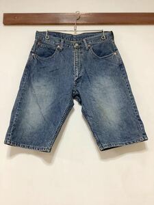 M-1266 Levi's リーバイス 534 デニムハーフパンツ W32 00's オールド デニムショートパンツ 半パン 