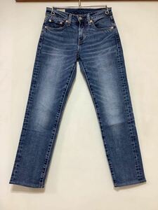 N-1222 Levi's PREMIUM リーバイス プレミアム 511 デニムパンツ W27 ユーズド加工 スリム ビッグE ジーンズ ジーパン