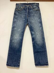 N-1226 Levi's リーバイス 501 デニムパンツ W34 ユーズド加工 ジーンズ ジーパン 