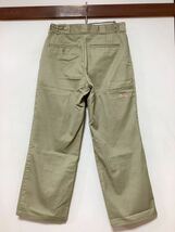 N-1241 Dickies ディッキーズ ワークパンツ チノパン ダブルニー W32 カーキ ベージュ系 カラーパンツ ルーズフィット_画像2