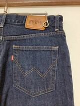 N-1289 EDWIN Miss X-JEANS エドウィン 40151 デニムパンツ W32 レディース ブーツカット ジーンズ ジーパン 日本製_画像3