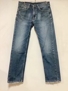 O-1206 Levi's リーバイス 505 デニムパンツ W32 ユーズド加工 ストレッチ入り ジーンズ ジーパン 