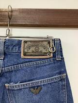 N-1244 イタリア製 ARMANI JEANS アルマーニジーンズ デニムパンツ W30 ジーンズ ジーパン 小さめ_画像3