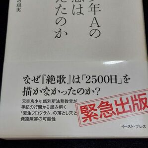 元少年Ａの殺意は消えたのか　神戸連続児童殺傷事件　手記に見る「贖罪教育」の現実 草薙厚子／著