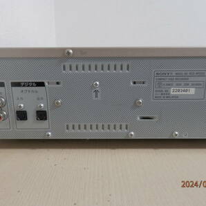 ソニー SONY RCD-W500C CDレコーダー 整備品メンテナンス品 動作確認済み リモコン付です。の画像4