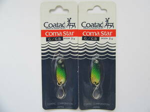 Coatac Coma Star spoon 3g コータック コマスター スプーン イワナ 渓流 岩魚 山女魚 トラウト