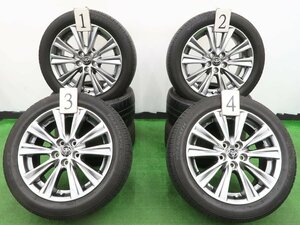 4本 トヨタ 30 アルファード ヴェルファイア 純正 18インチ 7.5J +45 ラジアル TOYO トランパス R30 235/50R18 HV 20 タイヤおまけ 平面座