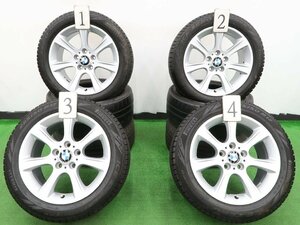 4本 BMW 純正 17インチ 7.5J +37 120 スタッドレス ピレリ ICE ZERO ASIMMETRICO 2022年 225/50R17 3シリーズ F30 F31 4シリーズ 6796243