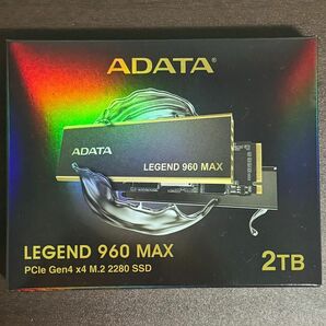 【新品未開封】5/17限定 ADATA LEGEND 960 MAX 2TB PCIe Gen4 M.2 SSD 納品書【PS5】