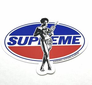 Supreme × HYSTERIC GLAMOUR Sticker 17FW シュプリームステッカー × ヒステリックグラマーステッカー1枚