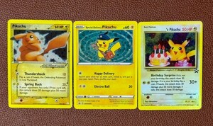 ポケモンカード 旧裏面 海外版 ピカチュウ お祝いピカチュウ 英語