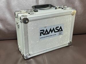 RAMSA パナソニック WX-R990 ワイヤレスマイク用 キャリングケース WX-RB400 WX-RB410 WX-RB700 用 USED 評価100% ! 本人確認済 !