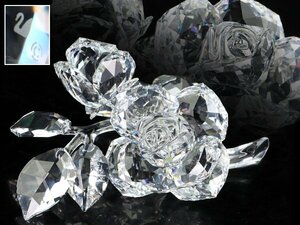 .* подлинный товар гарантия Swarovski Swarovski crystal [ роза ] 890285 ширина 17.5. большой украшение 