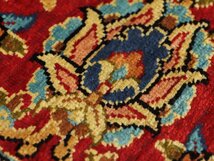 魁◆最高峰最上級傑作品 本物保証 ヘレケ OZIPEC工房 オズイペッキ 工房サイン有 総シルク 手織り 111×78.5㎝ 121万ノット ミフラブ文絨毯_画像6
