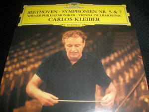 クライバー ベートーヴェン 交響曲 第5番 運命 7番 ウィーン・フィル Op.67 92 カルロス ステレオ DG オリジナル 紙ジャケ 美品