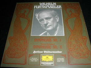 フルトヴェングラー ブラームス 交響曲 第1番 シューマン 4番 ベルリン・フィルハーモニー管弦楽団 1952 DG オリジナル 紙ジャケ 美品