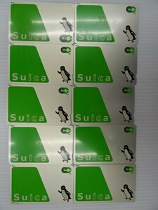 2405*A-1635*Suica watermelon 10 sheets 54. railroad IC card commuting going to school leisure used 