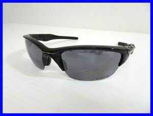 2404★F-1907★OAKLEY オークリー 9144-01 HALF JACKET2.0ハーフジャケット サングラス ブラック スポーツ アウトドア　中古