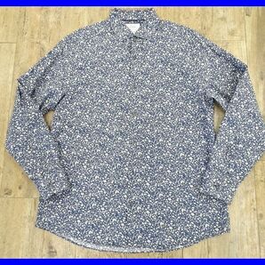 2405★SF-1915★2点セット CHARLES TYRWHITT チャールズ ティアウィット Lサイズ シャツ クラシックフィット 花柄 メンズ 中古の画像5