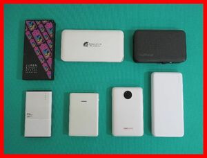 2405★SM-1370★モバイルバッテリー 各種 7個まとめて 未検品 未チェック ジャンク扱い 中古品