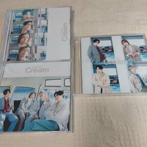Sexy Zone　Cream　初回限定盤A　B　CD＋DVD　通常盤　３枚セット timelesz