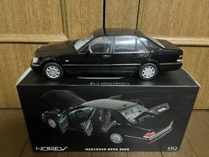 1/18 メルセデスベンツS600 Norev 改造品 ノレブ Sクラス